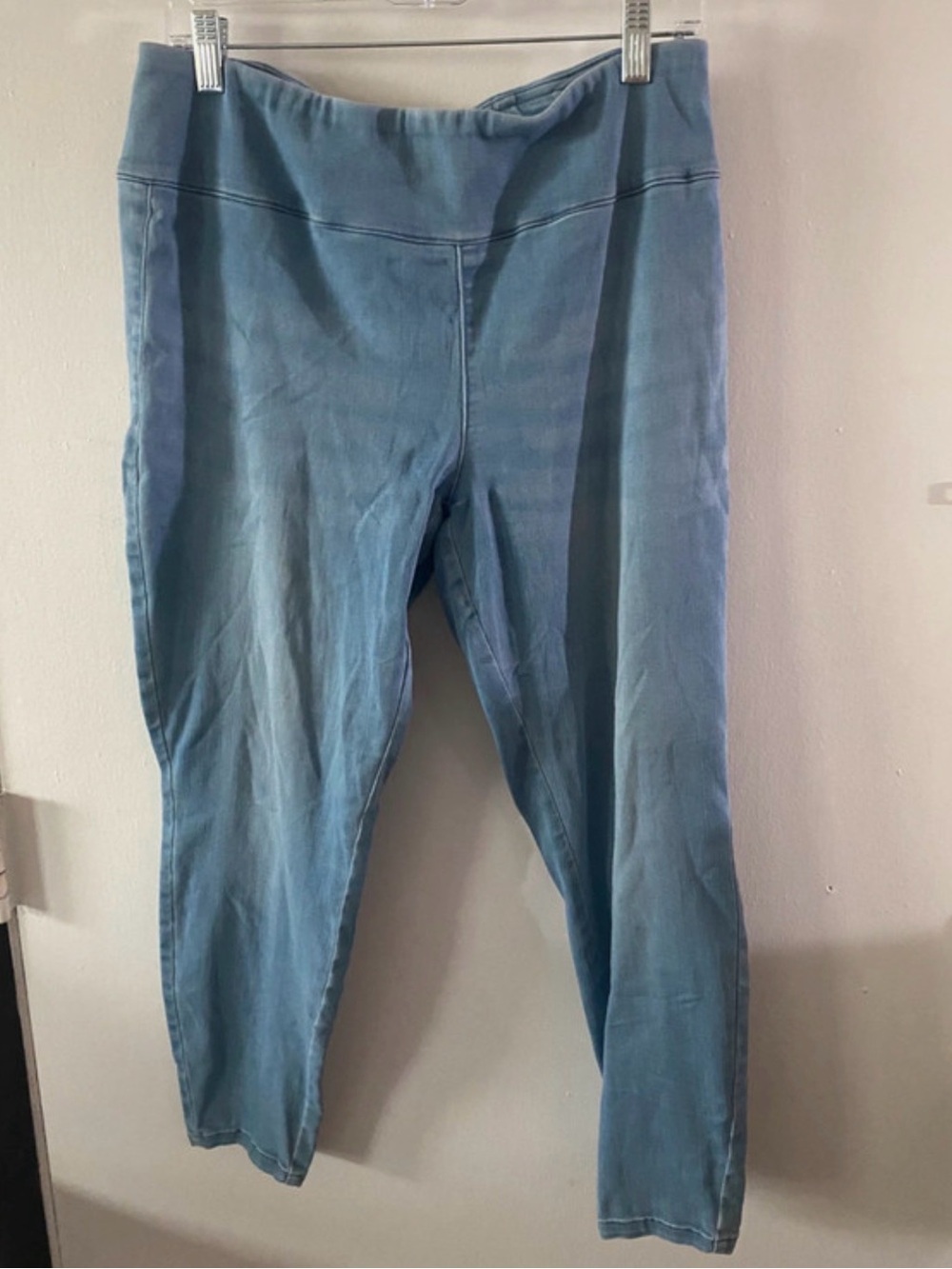 G by Giuliana Light Blue Ponte Leggings